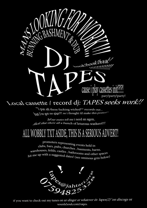 tapes book me poster